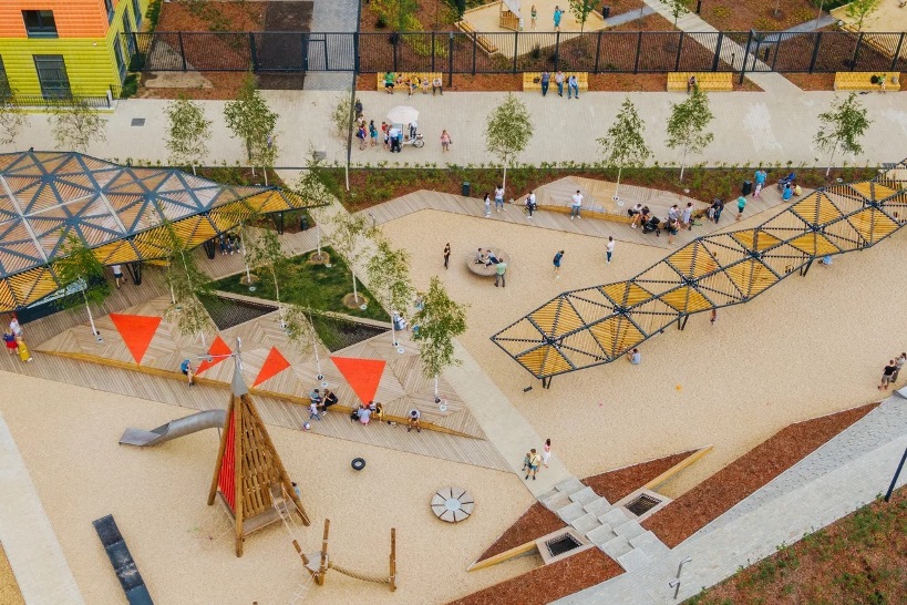 Игровая площадка Оригами Build School Project 2019